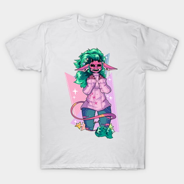 Oni Girl T-Shirt by Yukipyro